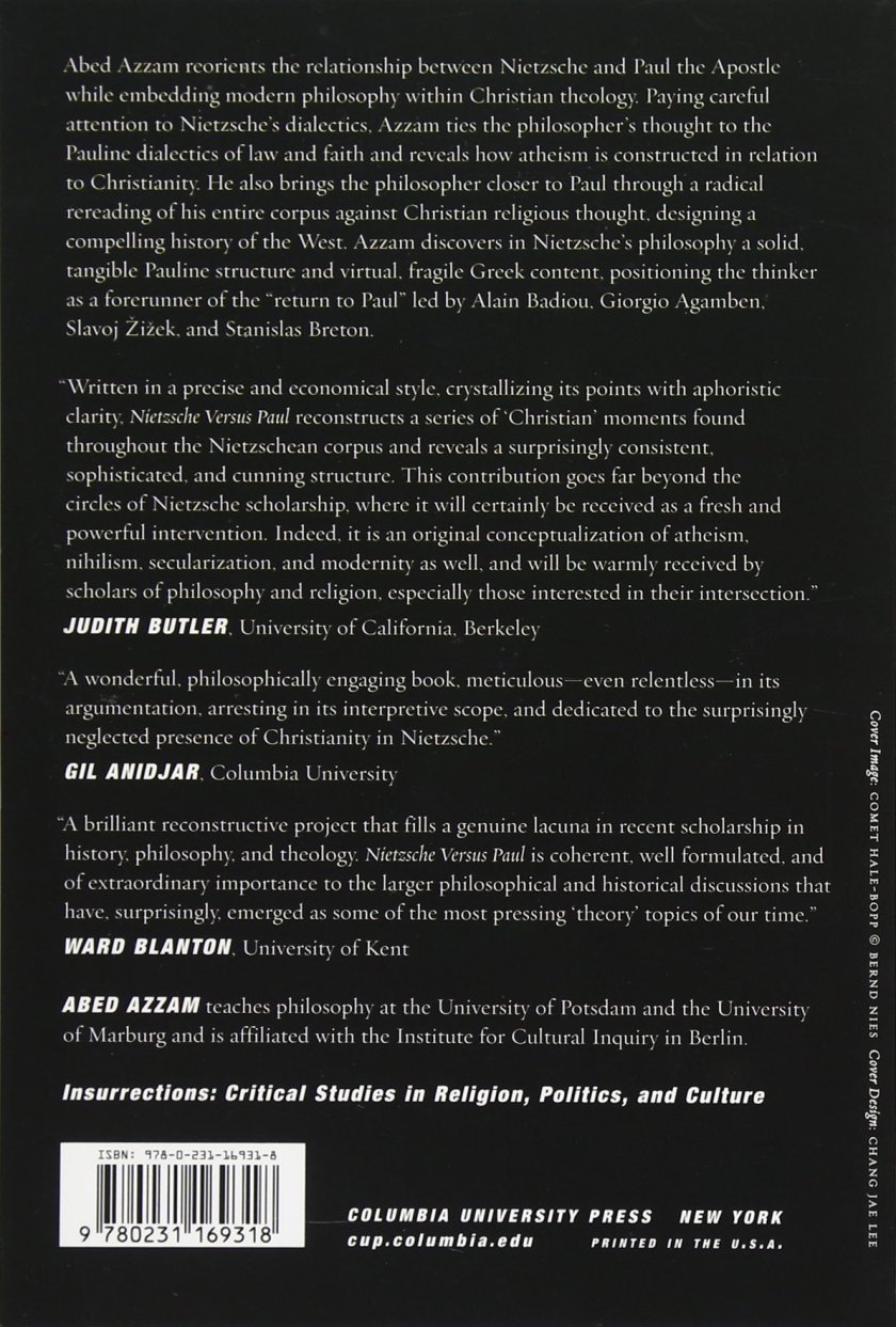 Nietzsche versus Paulbc