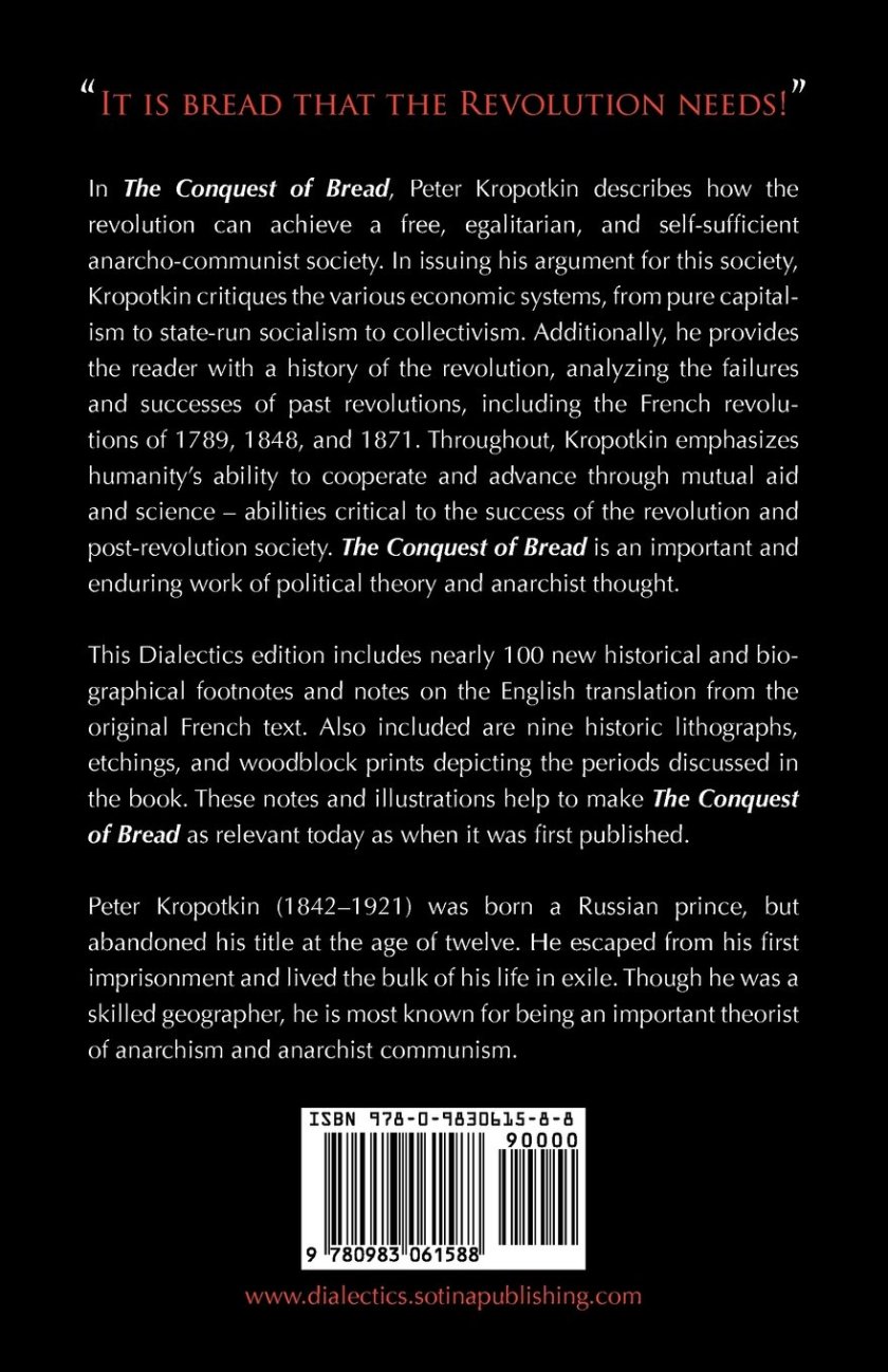 The Conquest of Bread bc